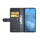 Lommebok deksel ekte Lær for Google Pixel 9 5G svart thumbnail