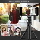 Selfiestang med Tripod og Bluetooth-fjernkontroll - Svart thumbnail