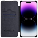 Nillkin Qin Pro flip deksel Camshield for iPhone 14 Pro Max svart thumbnail