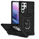 Tech-Flex TPU + PC Deksel med Ring Grep Samsung Galaxy S22 Ultra 5G svart thumbnail