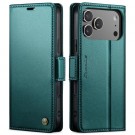 CaseMe Lommebok deksel for iPhone 17 Pro grønn thumbnail