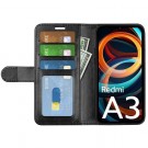 Lommebok deksel Premium for Xiaomi Redmi A3 svart thumbnail