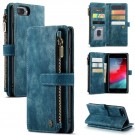 CaseMe retro Multifunksjonell Lommebok deksel iPhone 6 Plus/7 Plus/8 Plus blå thumbnail