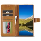 LC.IMEEKE Lommebok deksel for Samsung Galaxy S25 Ultra 5G cognac thumbnail