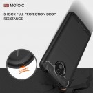 Tech-Flex TPU Deksel Carbon Motorola Moto C svart thumbnail
