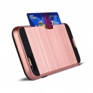 Hybrid TPU + PC Deksel plass til kort iPhone 6/6S Roségull thumbnail