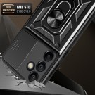 Tech-Flex TPU + PC Deksel med Ring Grep Samsung Galaxy S24 FE 5G svart thumbnail