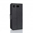 Lommebok deksel for Sony Xperia XZ1 Compact svart thumbnail