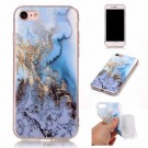 Fashion TPU Deksel for iPhone 7/8/SE (2020/2002) - Blå Marmor thumbnail