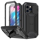 R-JUST Hybrid-deksel med kamerabeskyttelse iPhone 14 Pro Max - Svart thumbnail