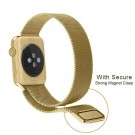 Klokkereim stål for Apple Watch Serie 1/2/3/4/5/6/SE/7/8/9/ultra 42/44/45/49 Gull thumbnail
