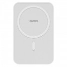 Deltaco magnetisk trådløs powerbank 5000mAh - Hvit thumbnail
