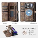 CaseMe 2-i-1 Lommebok deksel iPhone 18 Pro Brun thumbnail