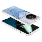 Fashion Premium TPU Deksel til OnePlus 11 5G - Blå Marmor thumbnail