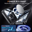 Redpepper Deksel 360° beskyttelse iPhone 16 Pro MagSafe svart thumbnail
