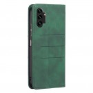 Binfen Lommebok deksel Stitching for Samsung Galaxy A13 4G grønn thumbnail