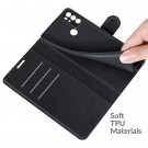 Lommebok deksel for Motorola Moto G60s svart thumbnail
