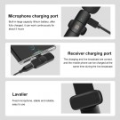 Puluz Dobbel Trådløs mikrofon med android / iPhone USB-C - Svart  thumbnail