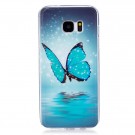 Fashion TPU Deksel Samsung Galaxy S7 Edge - Butterfly thumbnail