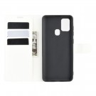 Lommebok deksel for Samsung Galaxy A21s hvit thumbnail