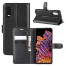 Lommebok deksel for Samsung Galaxy XCover Pro svart thumbnail