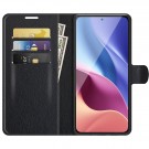 Lommebok deksel for Xiaomi Mi 11i svart thumbnail