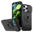 Tech-Flex TPU Deksel med Ring Grep og MagSafe iPhone 16 Pro Max svart thumbnail