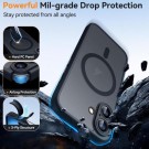 XDcase Frosted TPU Deksel iPhone 17 MagSafe - Blå thumbnail