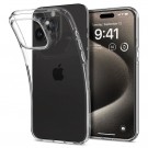 Spigen TPU deksel iPhone 15 Pro Max Liquid Crystal Clear thumbnail