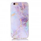 Fashion TPU Deksel for iPhone 6/6S - Rainbow Lightning Marmor thumbnail