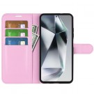 Lommebok deksel for Samsung Galaxy S25 Ultra 5G rosa thumbnail