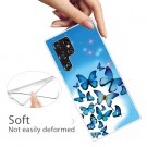 Fashion TPU Deksel for Samsung Galaxy S22 Ultra 5G - Butterfly thumbnail