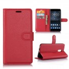 Lommebok deksel for Nokia 6 (2017) rød thumbnail