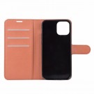Lommebok deksel for iPhone 12 Mini brun thumbnail