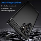 Tech-Flex TPU Deksel Carbon for Samsung Galaxy S25 Ultra 5G svart thumbnail