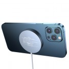 TOTU MagSafe hurtiglading Magnetisk trådløs lader 15W hvit thumbnail
