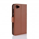 Lommebok deksel for HTC Desire 12  brun thumbnail
