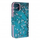 Lommebok deksel for iPhone 11 - Rosa blomster thumbnail