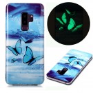 Fashion TPU Deksel Samsung Galaxy S9 Plus - blue Butterfly thumbnail
