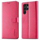 LC.IMEEKE Lommebok deksel for Samsung Galaxy S22 Ultra 5G rosa thumbnail