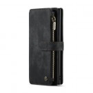 CaseMe retro multifunksjonell Lommebok deksel Samsung Galaxy Note 10+ Plus svart thumbnail
