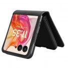 Tech-Flex TPU Deksel med PU-lær plass til kort Motorola Razr 50 Ultra 5G svart thumbnail