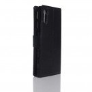 Lommebok deksel for Sony Xperia XZ / XZs svart thumbnail