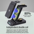 Trådløs Dockingstasjon 3-i-1 Samsung Galaxy / Watch / Galaxy Buds - Svart thumbnail