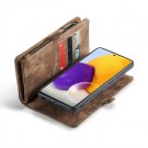 CaseMe 2-i-1 Lommebok deksel Samsung Galaxy S21 5G brun thumbnail