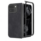 Tech-Flex TPU Deksel med PU-lær Google Pixel 9 Pro Fold svart thumbnail