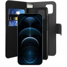 Puro 2-i-1 Magnetisk Lommebok-deksel iPhone 12 Pro Max svart thumbnail