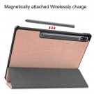 Deksel Tri-Fold Smart til Galaxy Tab S7+ plus/S8+ plus/S7 FE rosegull thumbnail