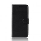 Lommebok deksel for LG G7 Fit svart thumbnail