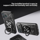 Tech-Flex Hybrid Deksel med Ring MagSafe iPhone 17 Pro Max svart thumbnail